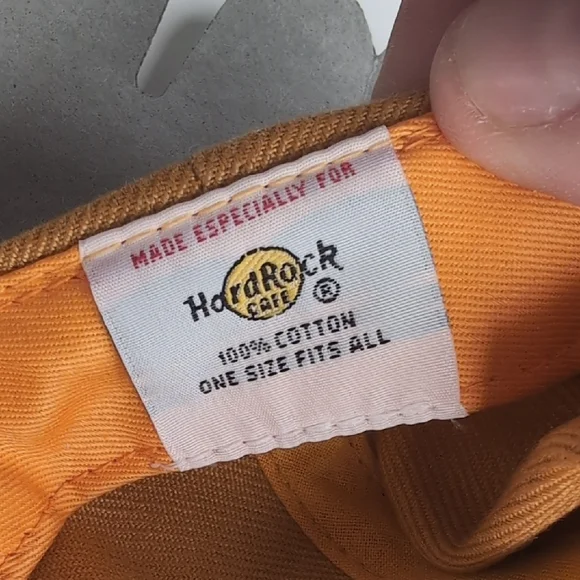 VTG Hard Rock Cafe "Paris" Adj Hat NWT! NOS Spellout 90's - Picture 9 of 10
